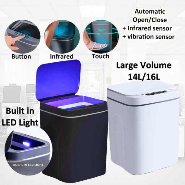 Infrared Sensor Dustbin with LED