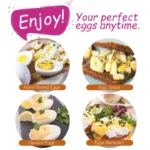 PowerPac Egg Steamer, Food Steamer 2.5L Multi function 2 Tier Steamer (PPS706)