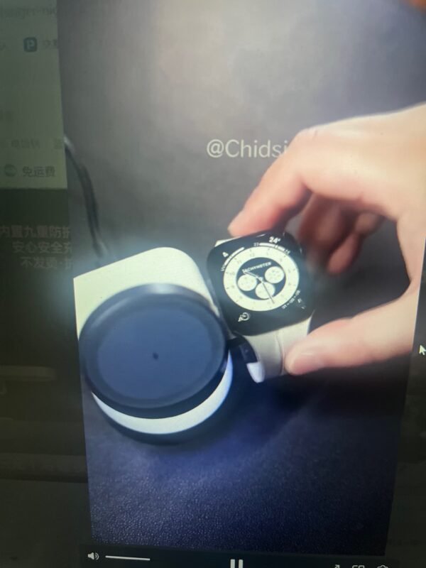 Three-in-One Wireless Charger Night Light Magnetic Absorption iPhone 14 15 Charging Base Apple Watch S9 Stand AirPods Desktop