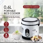 PowerPac Mini Rice Cooker, Electirc Lunch Box 0.6L/1.2L (PPRC09/PPRC113)