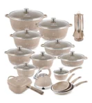 Welfare promotion, limited to three orders, only 38SG:31 Pcs Non Stick Granite Kitchen Cooking Set with Tools