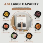 Russell Taylors 3D Visible Window Air Fryer Large (4.5L) Z3