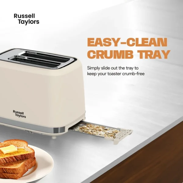 Russell Taylors Retro Toaster RT-10, ๐ณ ๐ฆ๐ต๐ฎ๐ฑ๐ฒ ๐ฆ๐ฒ๐๐๐ถ๐ป๐ด๐, 2 Years Warranty