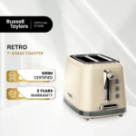 Russell Taylors Retro Toaster RT-10, ๐ณ ๐ฆ๐ต๐ฎ๐ฑ๐ฒ ๐ฆ๐ฒ๐๐๐ถ๐ป๐ด๐, 2 Years Warranty